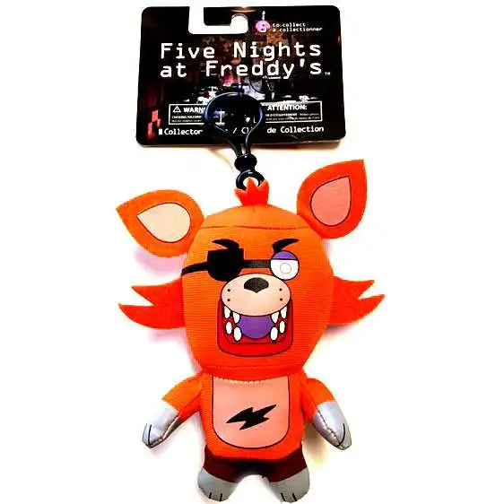 Five Nights at Freddy's Foxy 4-Inch Plush Clip On