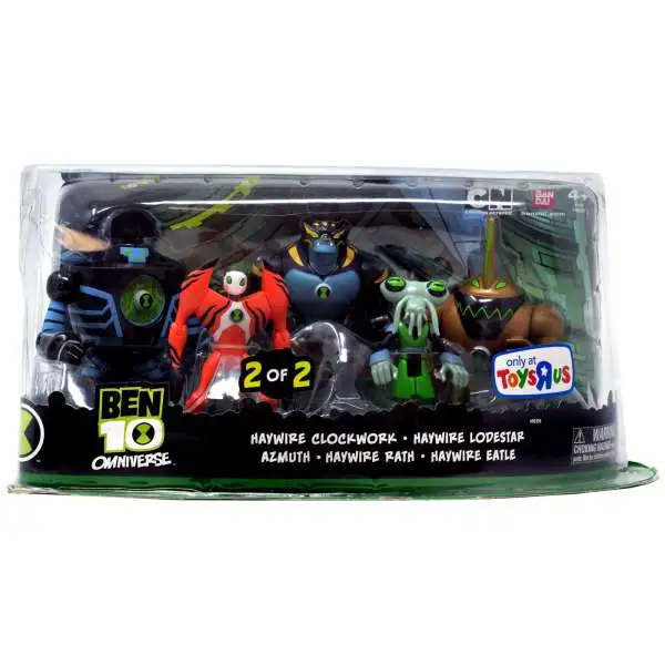 Ben 10 Omniverse Haywire Exclusive Action Figure 5-Pack #2 [Damaged Package]
