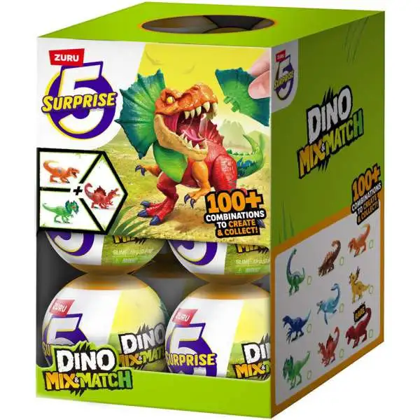 5 Surprise Mix & Match Dino Mystery Box [27 Packs]