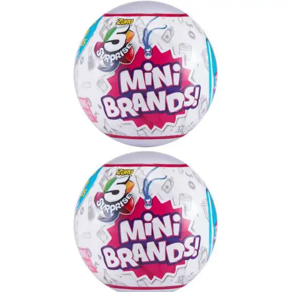 5 Surprise Mini Brands! Series 1 LOT of 2 Mystery Packs
