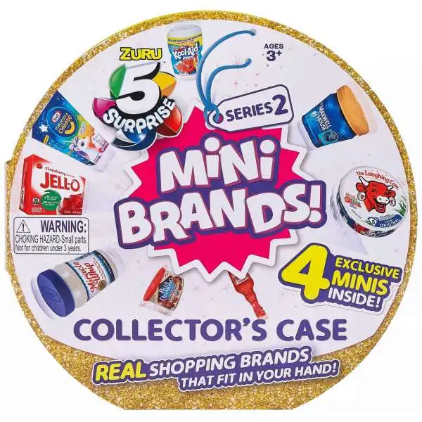 5 Surprise Mini Brands! Series 2 Collector Case [Includes 4 Exclusive Minis!]