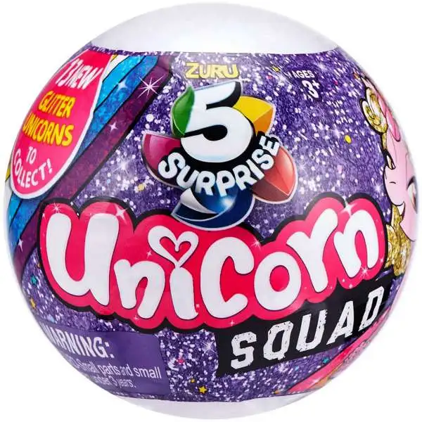 5 Surprise Unicorn Squad Series 2 Mystery Pack