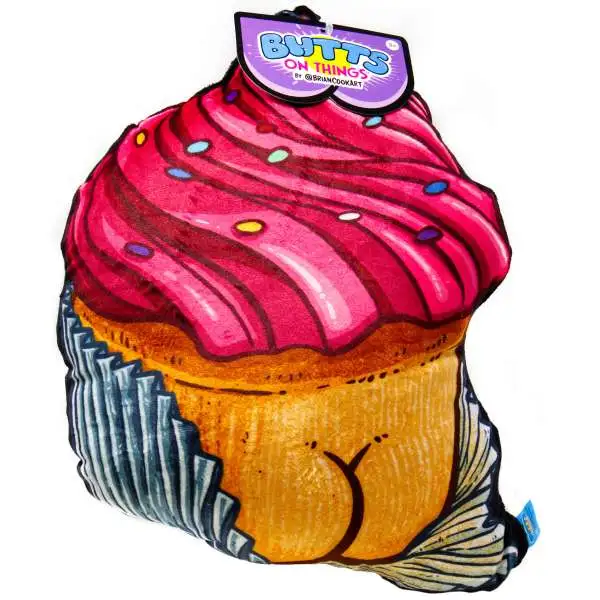 Butts on Things by @BrianCookArt Cupcake 12-Inch Plush