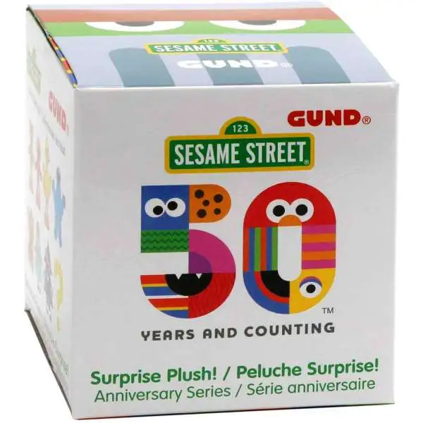Sesame Street 50th Anniversary Surprise Mini Plush Mystery Pack