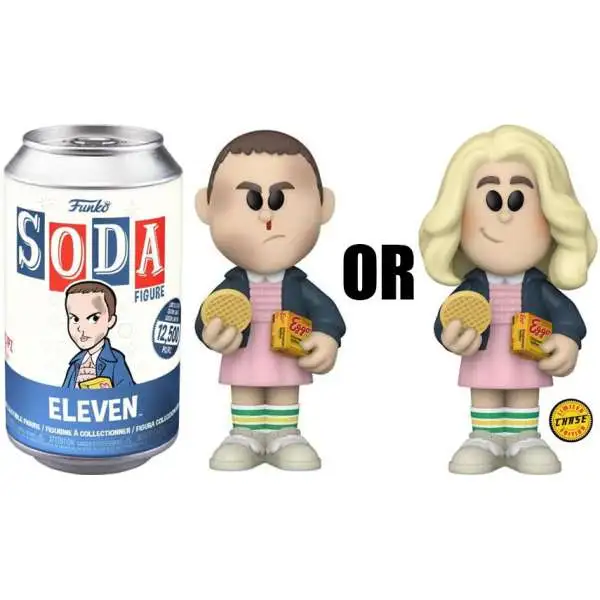 Funko Stranger Things Vinyl Soda Eleven Limited Edition of 12,500! Figure [1 RANDOM Figure, Look For The Chase!]