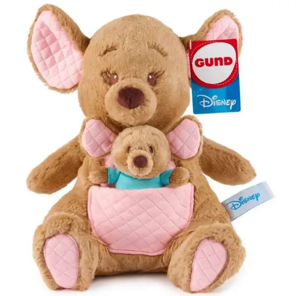 Disney Winnie the Pooh Oh So Snuggly Kanga & Roo 12.5-Inch Plush