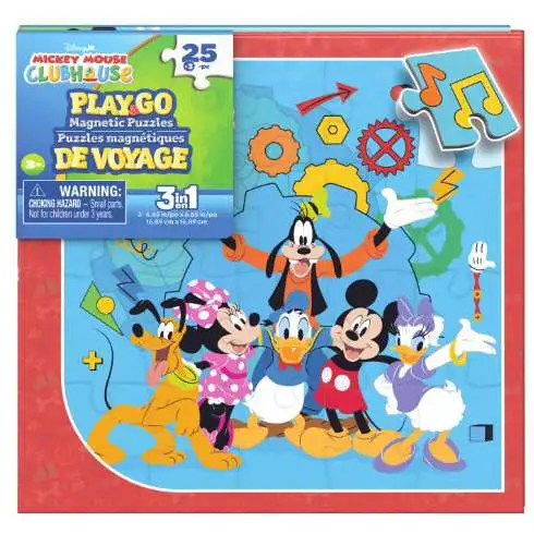 Play & Go Mickey Mouse Clubhouse Magnetic Puzzles