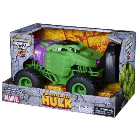 Monster Jam Marvel The Hulk 124 RC Truck Spin Master Toys - ToyWiz