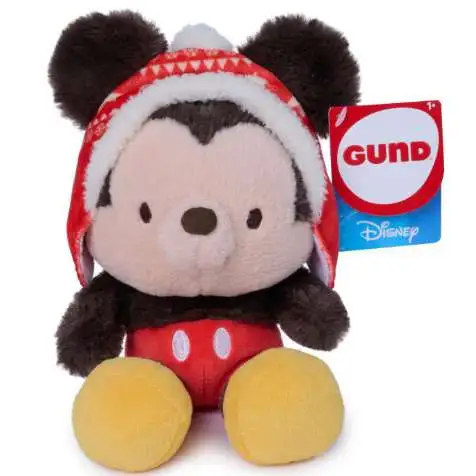 Disney Kai Holiday Mickey Mouse 6-Inch Plush