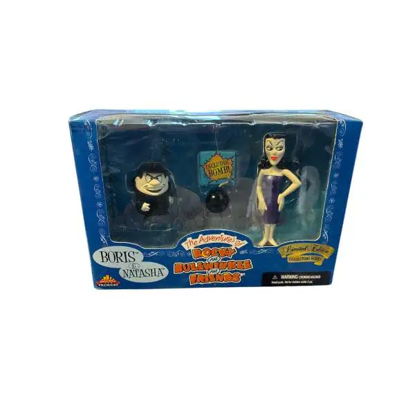 Rocky & Bullwinkle Boris & Natasha Two-Pack [Limited Edition] [Slight Damage to Plastic]