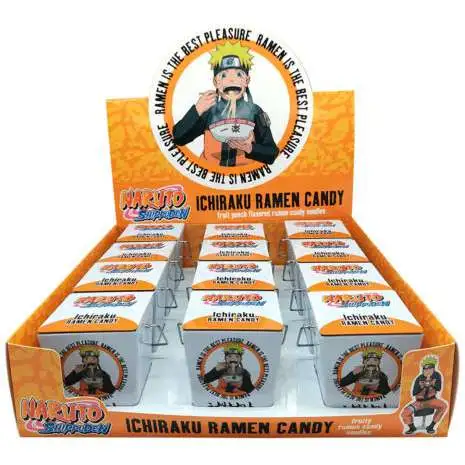 Naruto Ichiraku Ramen Case of 12 Candy Tins