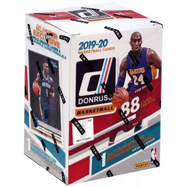NBA Panini 2019-20 Donruss Basketball Trading Card BLASTER Box [11 Packs, 1 Autograph OR Memorabilia Card]