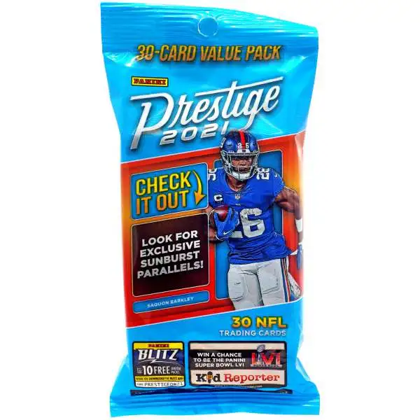 NFL Panini 2021 Donruss Football Trading Card RETAIL Pack 8 Cards ToyWiz