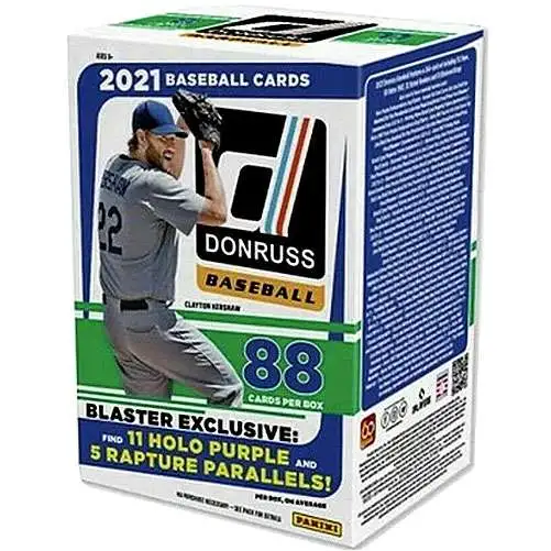 MLB Panini 2021 Donruss Baseball Trading Card BLASTER Box [11 Packs]