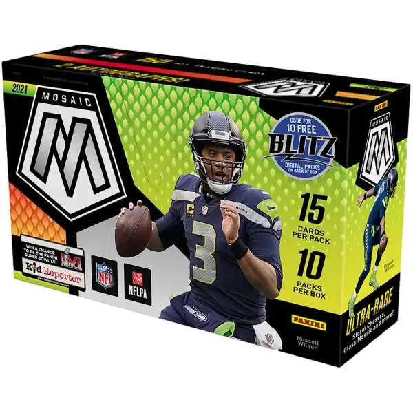 NFL Panini 2021 Mosaic Football Trading Card HOBBY Box