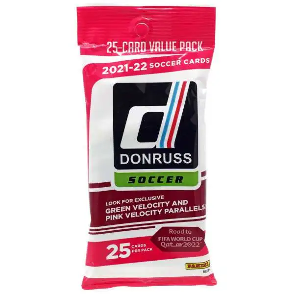 MLS 2021-22 Donruss Soccer Trading Card VALUE Pack [25 Cards]