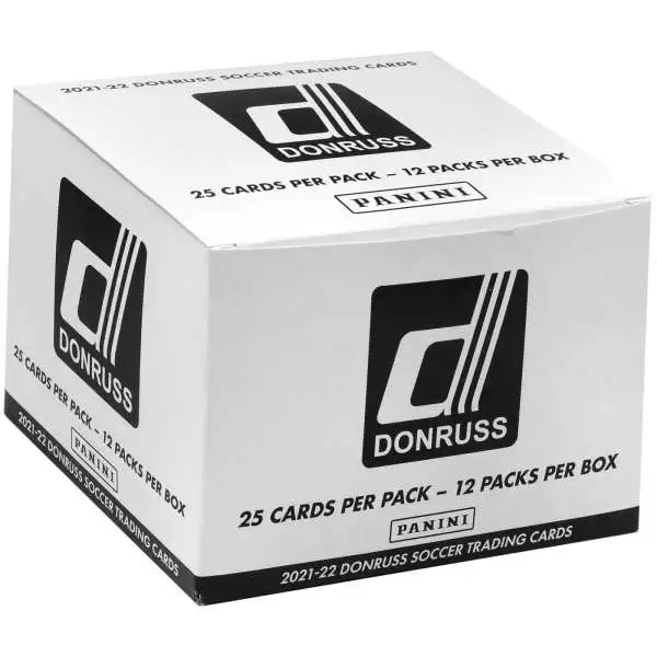 MLS Panini 2021-22 Donruss Soccer Trading Card VALUE Box [12 Packs]