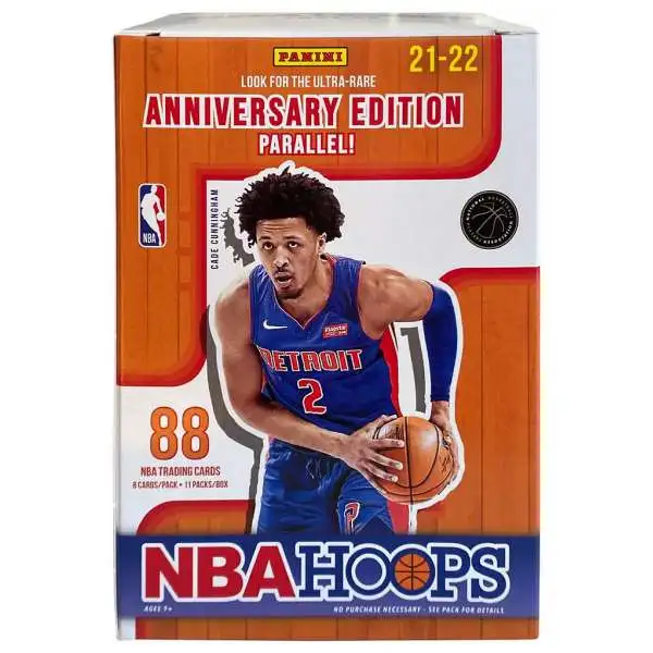 NBA Panini 2021-22 Hoops Basketball Trading Card BLASTER Box [11 Packs]