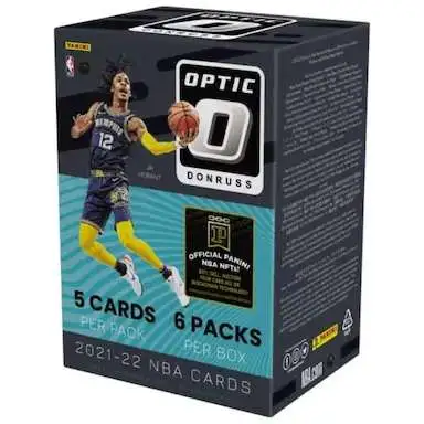 NBA Panini 2021-22 Donruss Optic Basketball Trading Card BLASTER Box [6 Packs]
