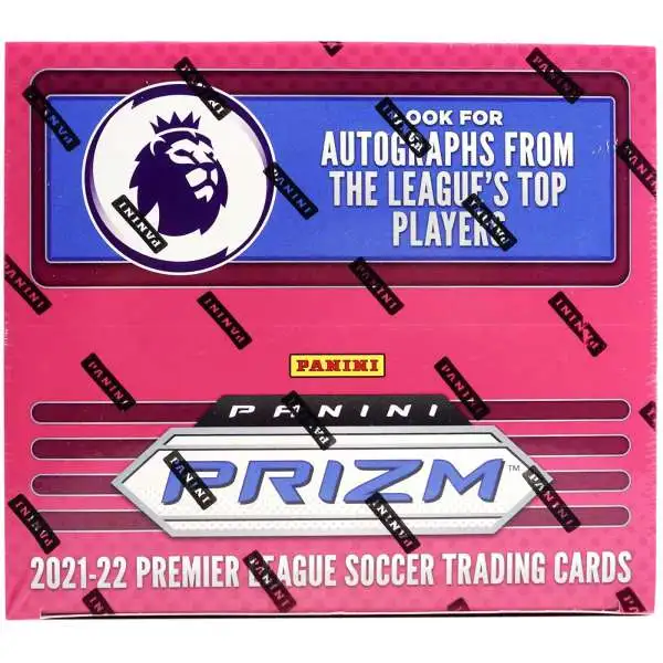 Premier League Prizm 2021-22 Soccer Trading Card Retail Box [24 Packs]