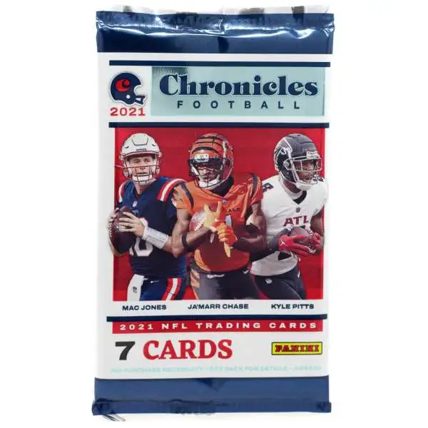 NFL Panini 2021 Chronicles Football Trading Card BLASTER Pack [7 Cards]