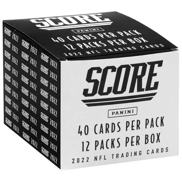 NFL Panini 2022 Score Football Trading Card VALUE Box [12 Packs]