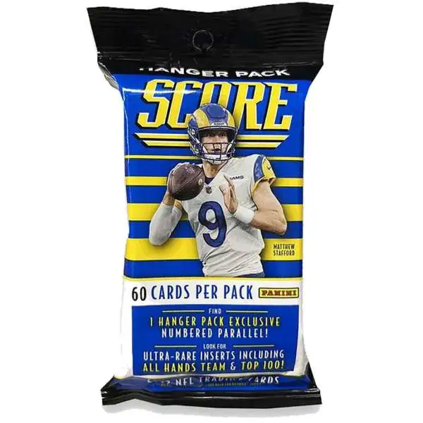 NFL Panini 2022 Score Football Trading Card HANGER Pack [60 Cards]