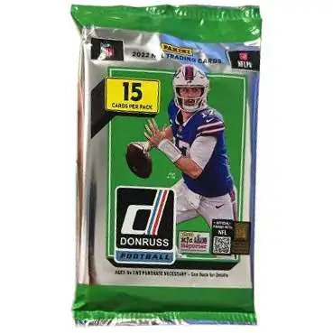 NFL Panini 2022 Donruss Football Trading Card BLASTER Pack [15 cards]