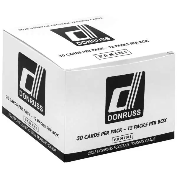 NFL Panini 2022 Donruss Football Trading Card VALUE Box [12 Packs]