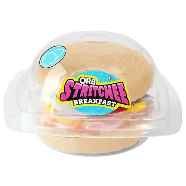 Stretchee Foodz Secret Menu Breakfast Sandwich Squeeze Toy