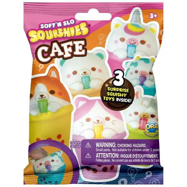 Soft'N Slow Squishies Cafe Mystery Pack [1 RANDOM Squishie]