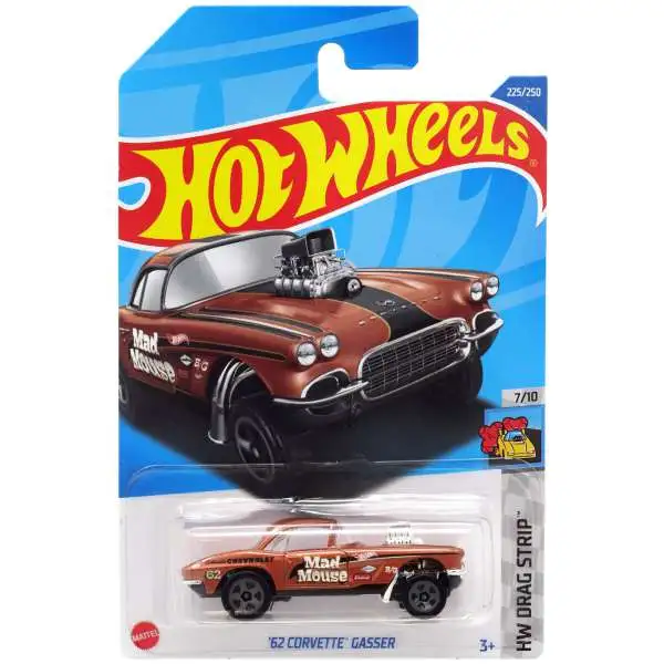 Hot Wheels HW Drag Strip '62 Corvette Gasser Diecast Car #7/10