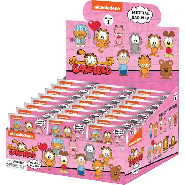 3D Figural Keyring Garfield Series 1 Mystery Box [24 Packs]