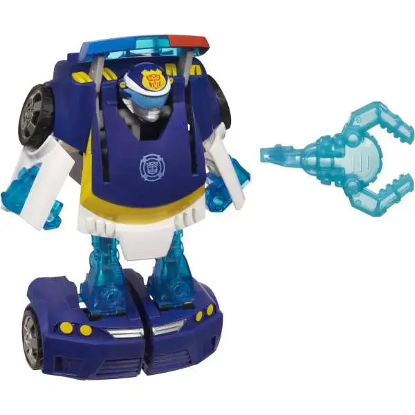 Transformers Playskool Heroes Rescue Bots Chase The Police-Bot Action Figure [Energize, Frustration-Free Packaging]