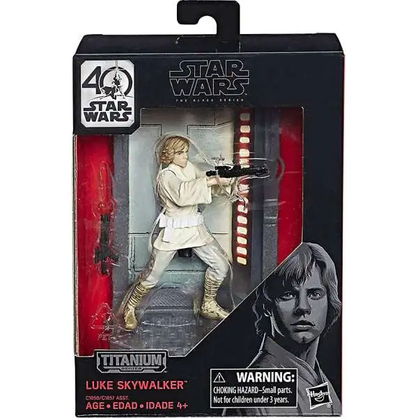 Star Wars Black Series Titanium Luke Skywalker 03 40th Anniversary 2016 for sale online 
