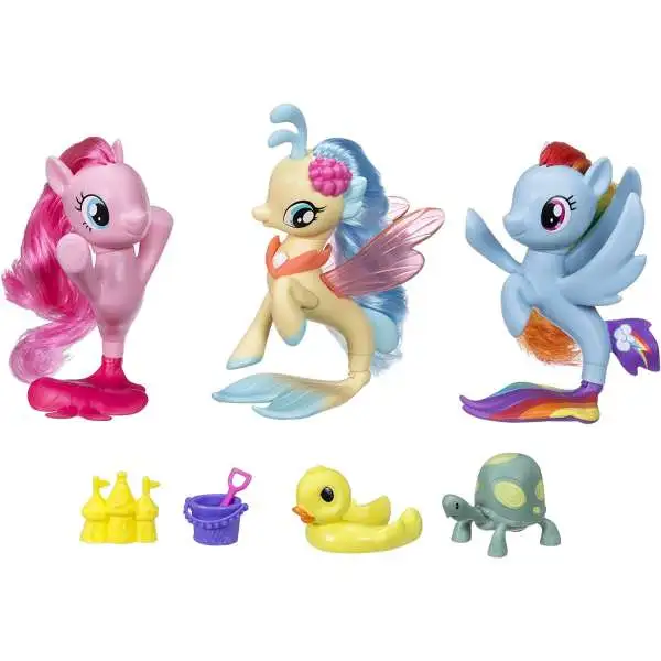 My Little Pony The Movie Crystal Adventure Seapony Collection Exclusive Figure Set