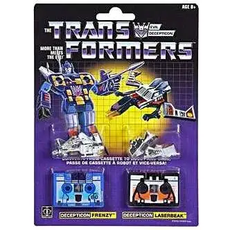 Transformers G1 Reissue Cassette Frenzy & Laserbeak Figure 2-Pack