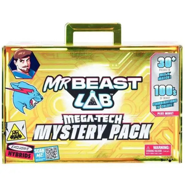MrBeast Lab Hybrids Mega-Tech Mystery Pack Over 30 pieces Moose
