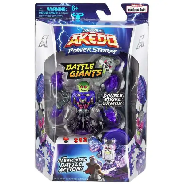 Legends of Akedo PowerStorm Battle Giants Bucktooth Mini Battling Action Figure
