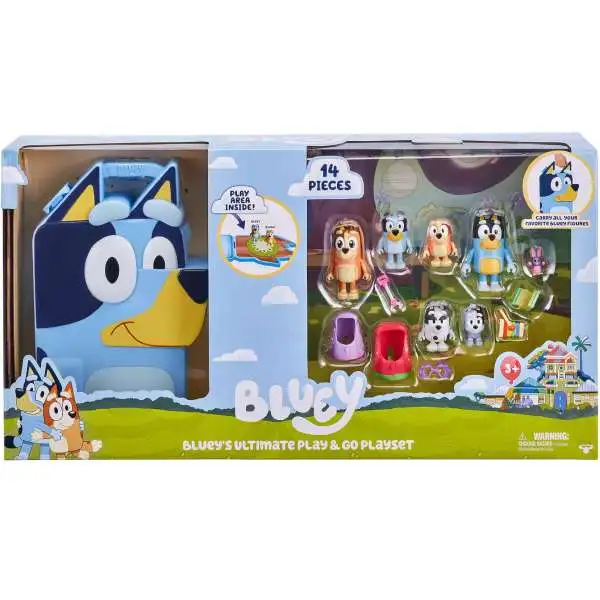 Bluey Ultimate Play & Go Playset Exclusive 14-Piece Set