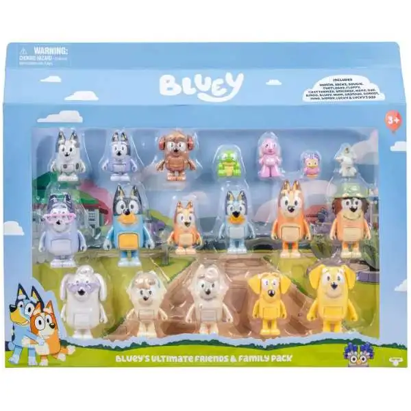 Bluey's Ultimate Friends & Family Exclusive Mini Figure 14-Pack