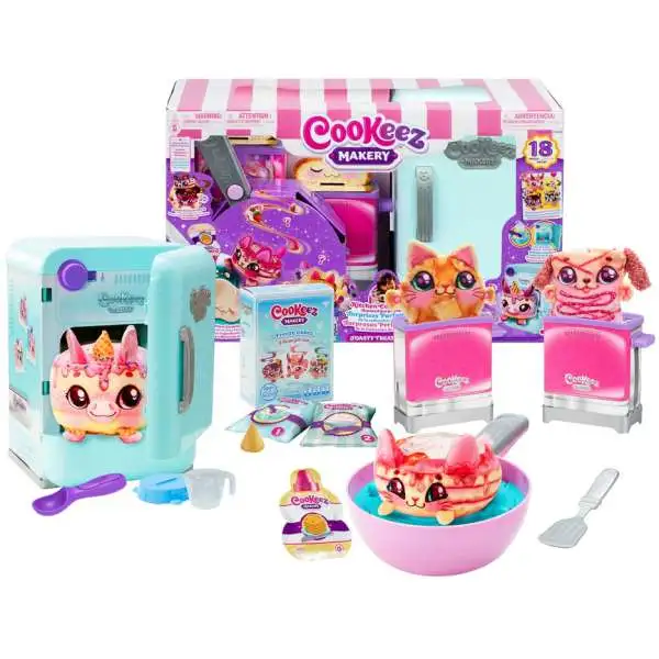 Cookeez Makery Kitchen Collection Pancake Treatz, Toasty Treatz & Freezy Cakez Fridge Exclusive Playset Bundle