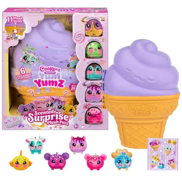 Cookeez Makery Yum Yumz Party Series Scented Plush Pet Collector's Case [11 RANDOM Characters]
