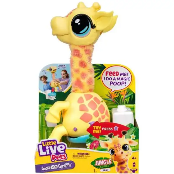 Little Live Pets Gotta Go Giraffe Gigi Exclusive Interactive Plush Toy [Jungle Series]
