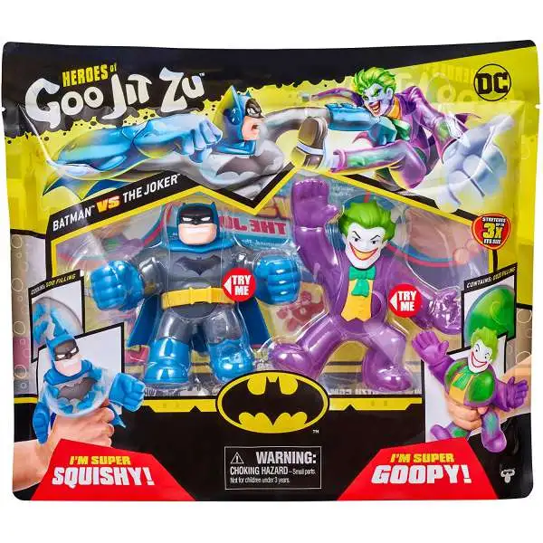 Heroes of Goo Jit Zu DC Batman vs. Joker Action Figure 2-Pack