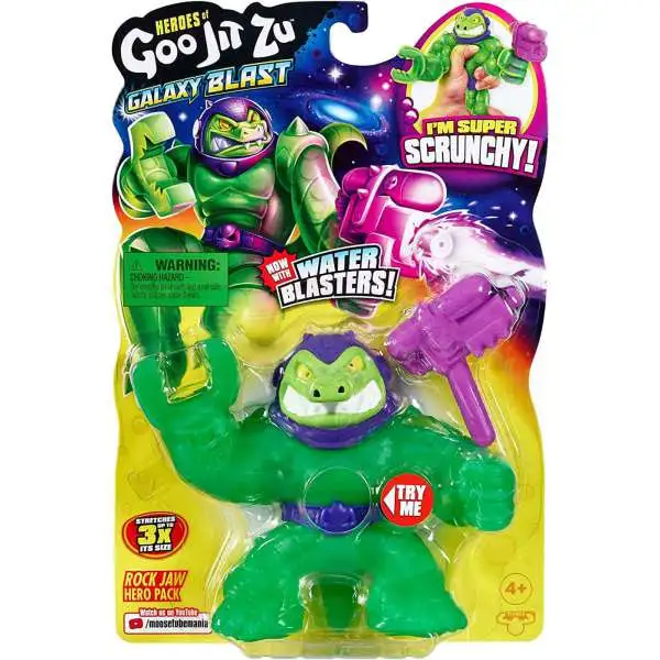 Heroes of Goo Jit Zu Galaxy Blast Rock Jaw Action Figure [Damaged Package]