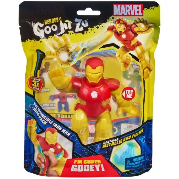 Heroes of Goo Jit Zu Marvel The Invincible Iron Man Action Figure