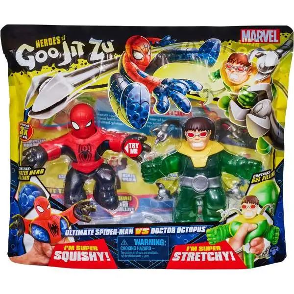 Heroes of Goo Jit Zu Marvel Ultimate Spider-Man & Doctor Octopus Action Figure 2-Pack