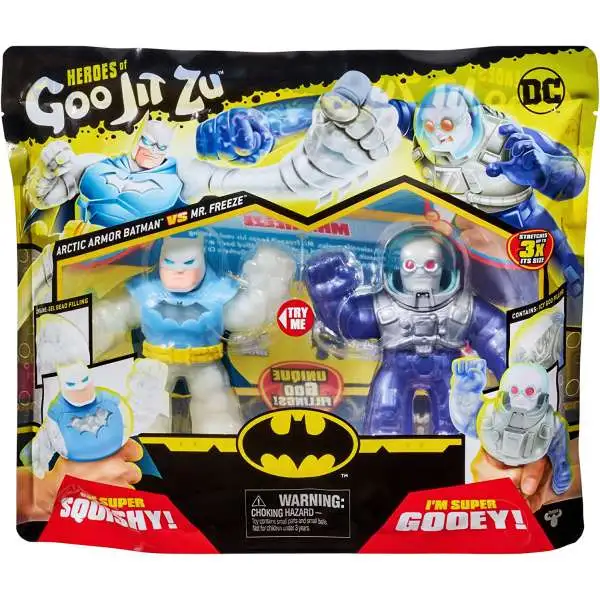 Heroes of Goo Jit Zu DC Arctic Armor Batman & Mr. Freeze Action Figure 2-Pack