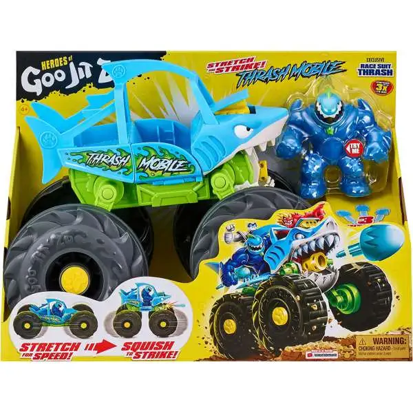 Heroes of Goo Jit Zu Stretch Strike Thrash Mobile Vehicle Action